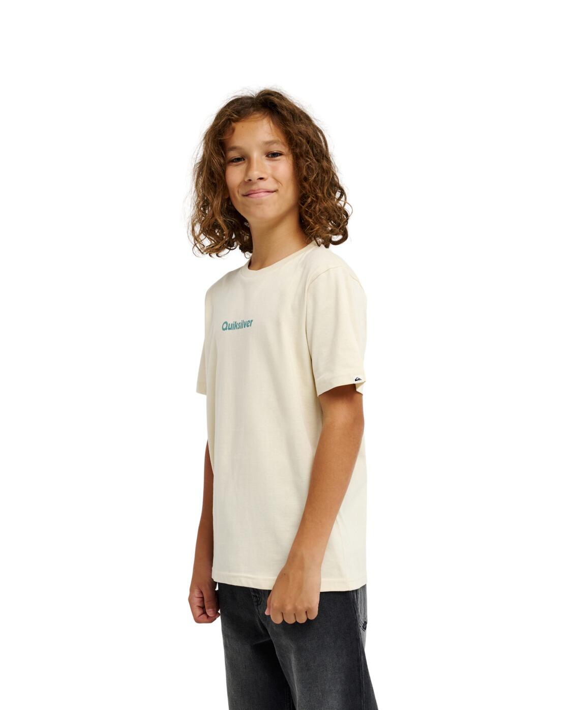 T-shirt met korte mouwen RAYS Beige Jongens 8-16 3/4