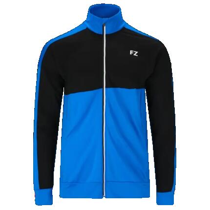 Veste - Badminton - Hommes - zip, ajustée, tissu technique - bleu