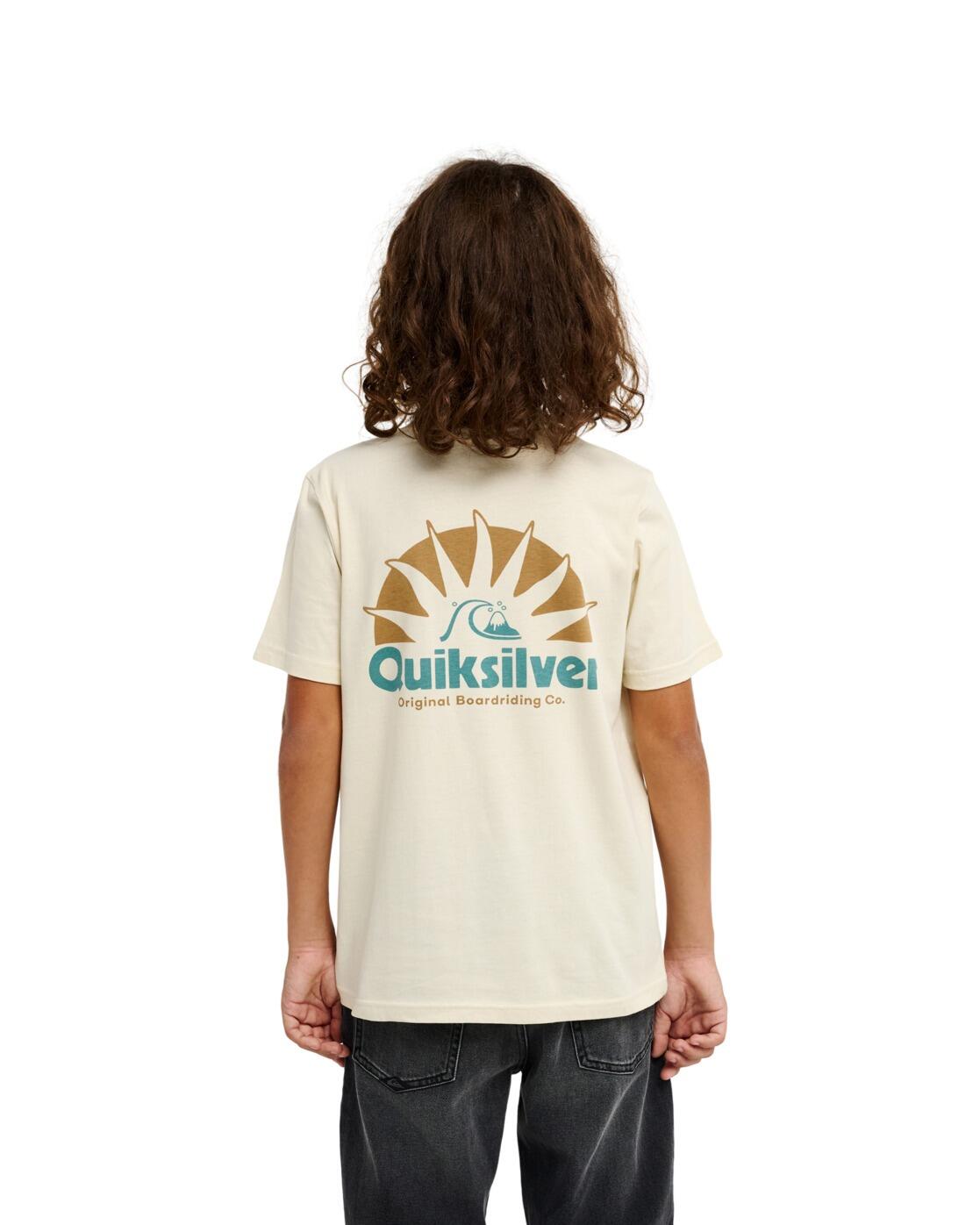 T-shirt met korte mouwen RAYS Beige Jongens 8-16 2/4