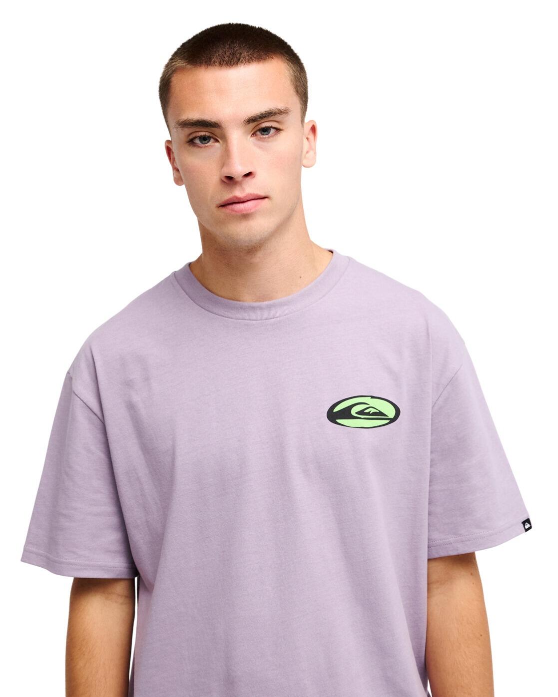 T-shirt met korte mouwen HARBOR Lila Heren 4/4
