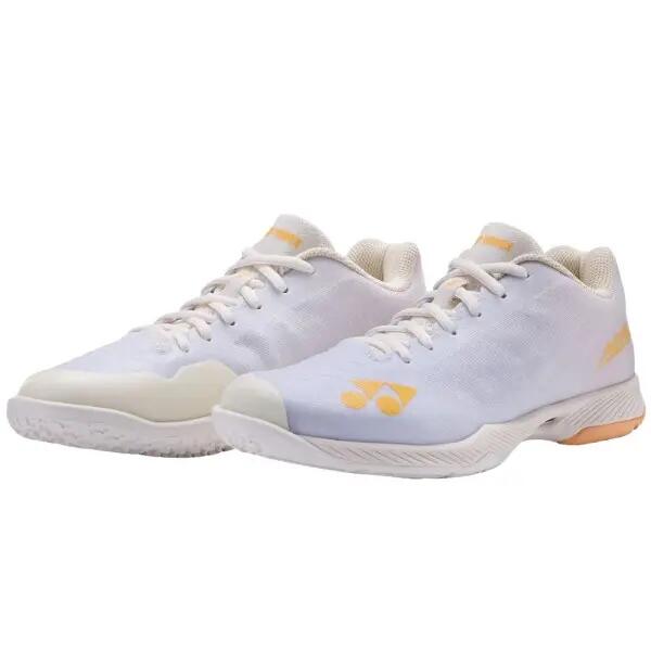 Chaussures - badminton - femme - ultralégères - aerus z2 - blanc/orange 3/5