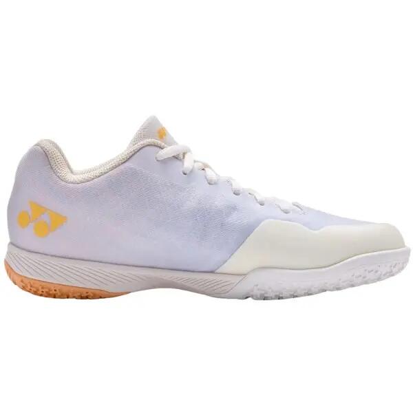 Chaussures - badminton - femme - ultralégères - aerus z2 - blanc/orange 2/5