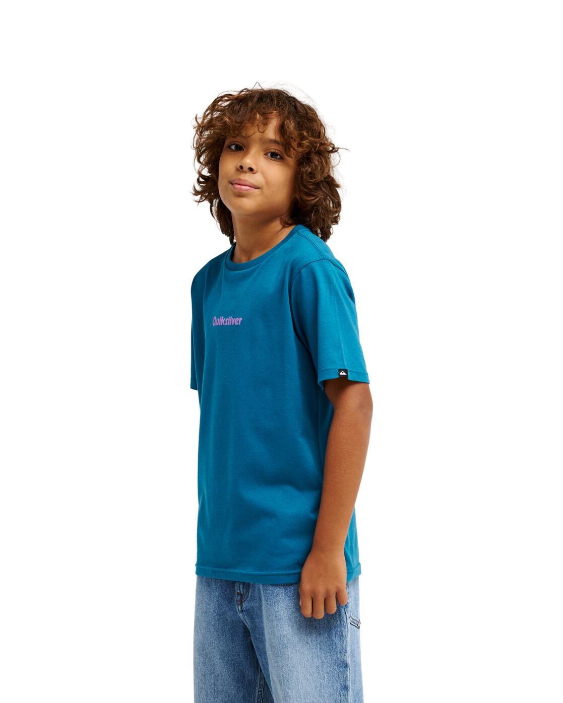 T-Shirt RAYS Blau Junge 3/4