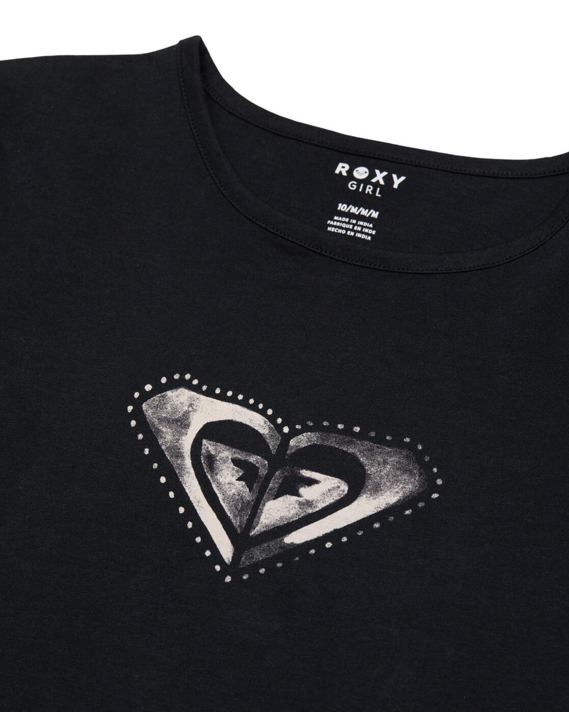 T-Shirt manches courtes LILYREGULAR NIGHT Noir Fille 3/4