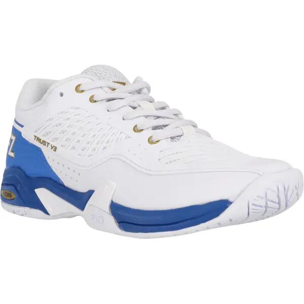 Schoenen - Badminton - Trust V3 - Licht, ademend - Wit/blauw 2/4