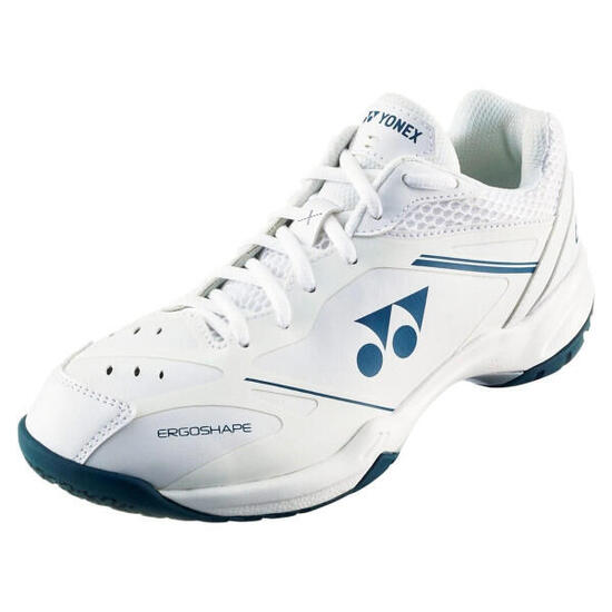 Schoenen - Badminton - Heren - Pc 65 X - Licht, Stabiel, Ademend - Wit/Oranje