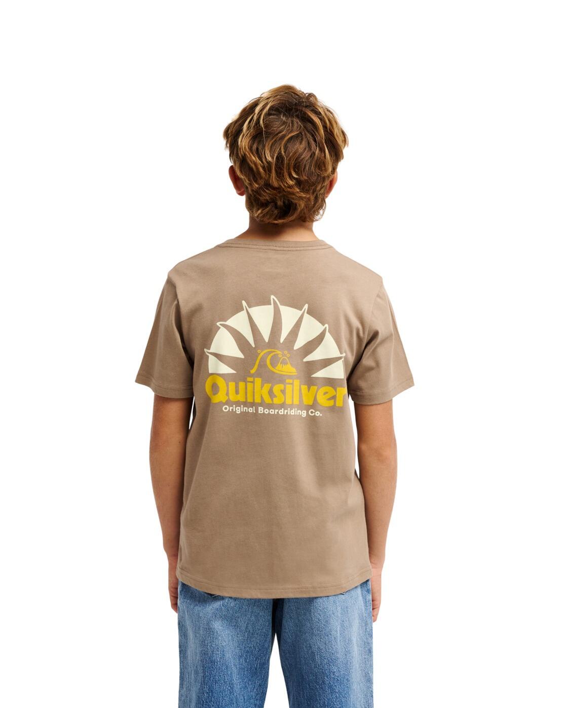 T-shirt met korte mouwen RAYS Braun Jongens 8-16 2/4