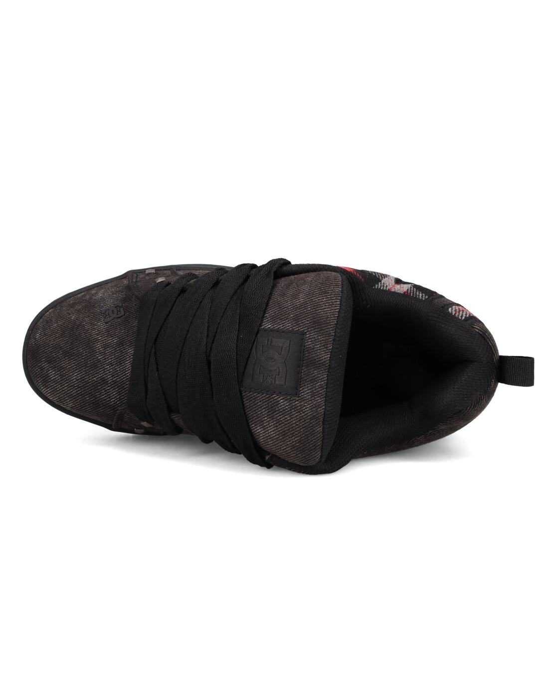 Zapatillas de piel COURT GRAFFIK Negro Hombre 4/4