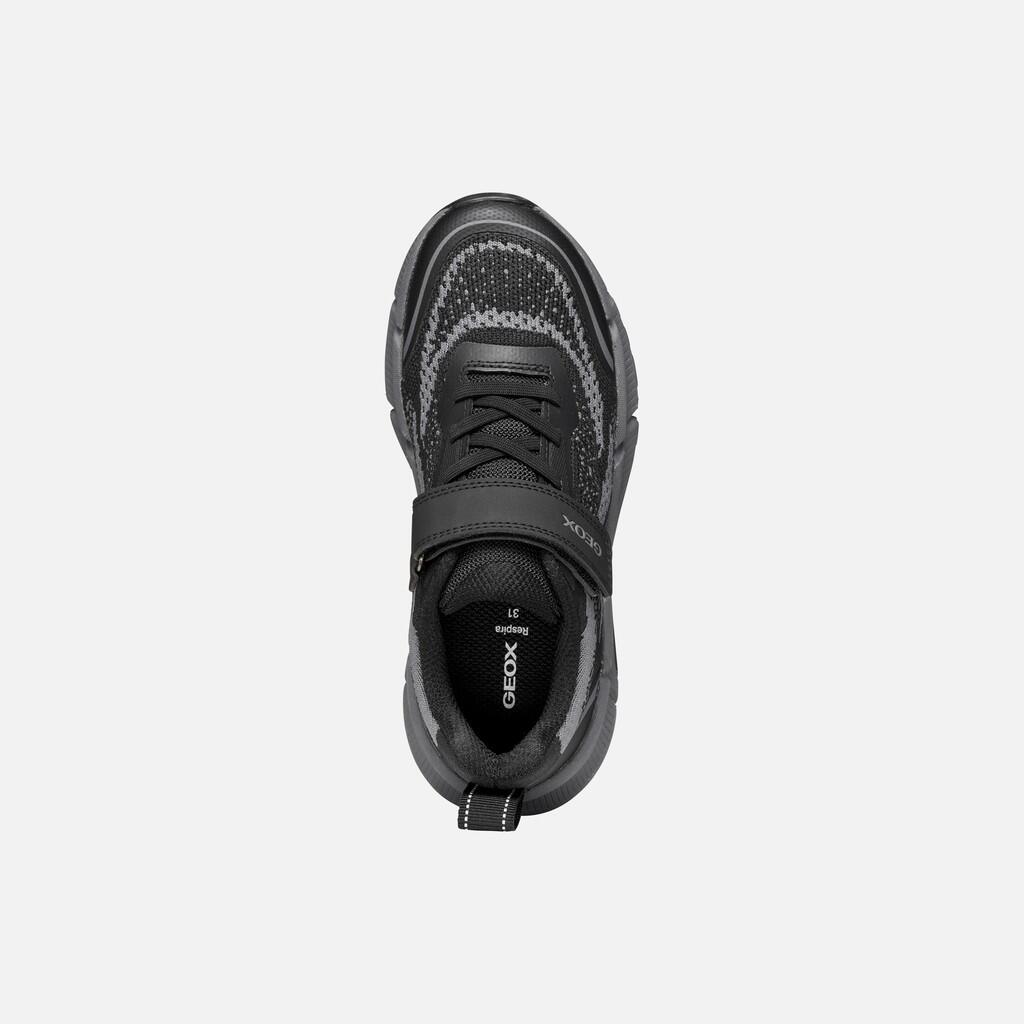 Baskets Garçon FLEXYPER PLUS BOY Noir 6/7