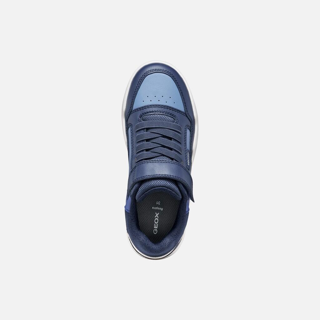 Baskets Garçon PERTH BOY Bleu Marine/Bleu Ciel Foncé 6/7