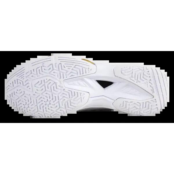 Chaussures badminton homme - légères, stables - C60 AX - blanc/gold 3/3