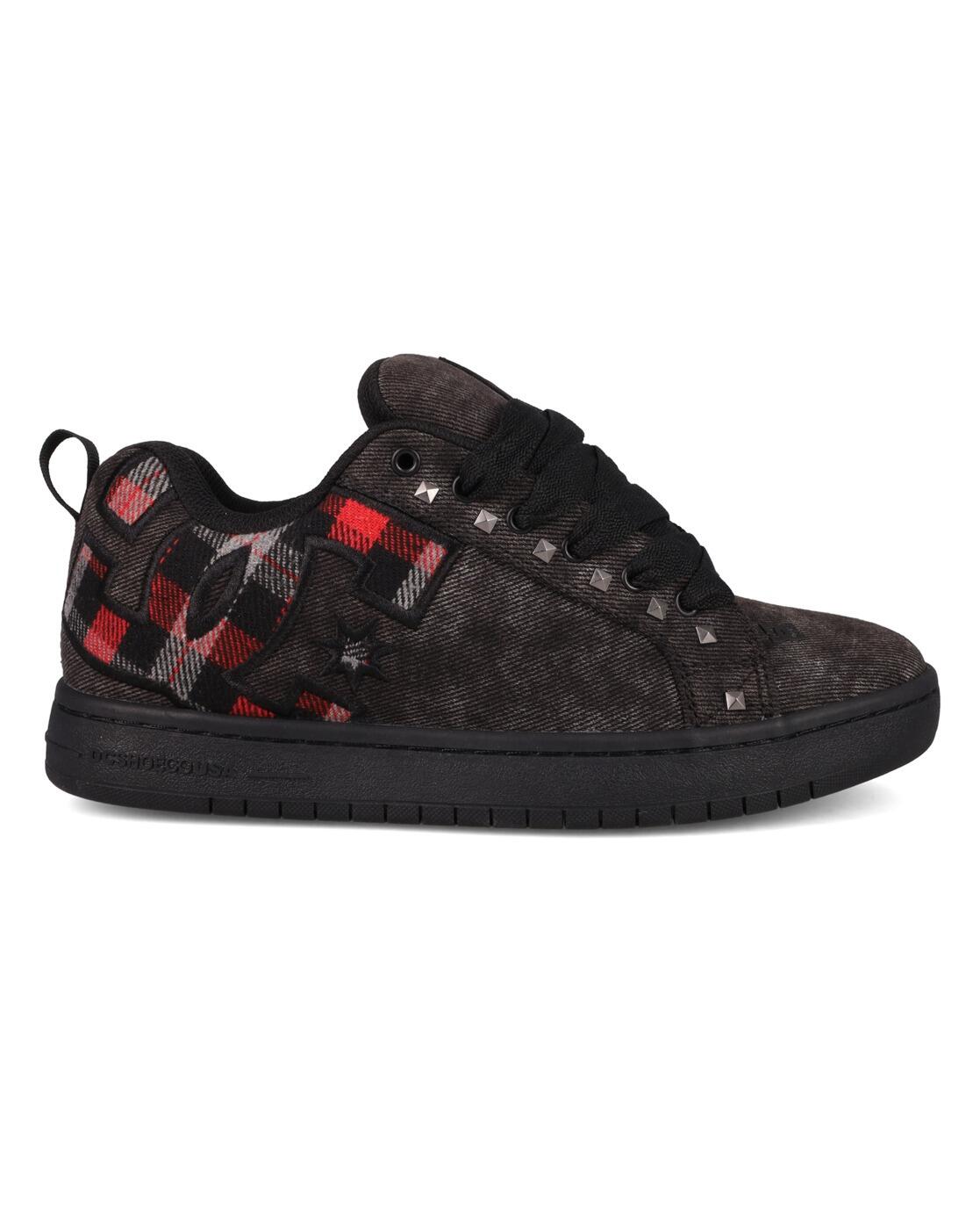 Zapatillas de piel COURT GRAFFIK Negro Hombre 2/4