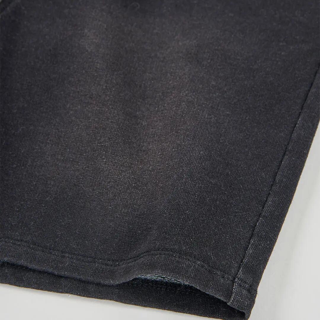 Bermudas de felpa denim para niño negras 4/4
