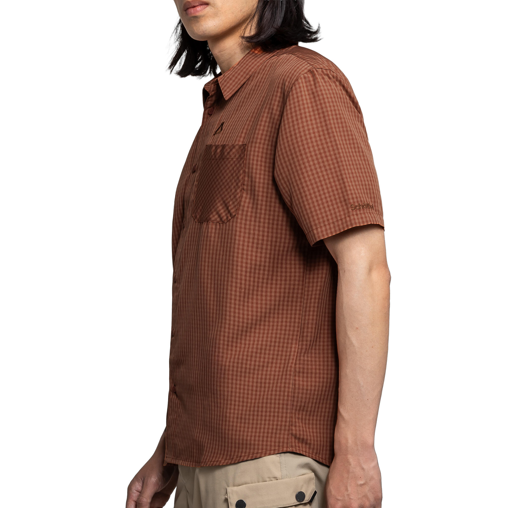 Hemd weich leicht schnelltrocknend Herren - Hiking CIRC Shirt Style Dalfoss 3/4
