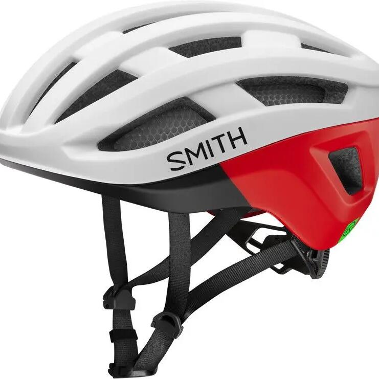 Smith Persist Mips Road Helmet, White/Red