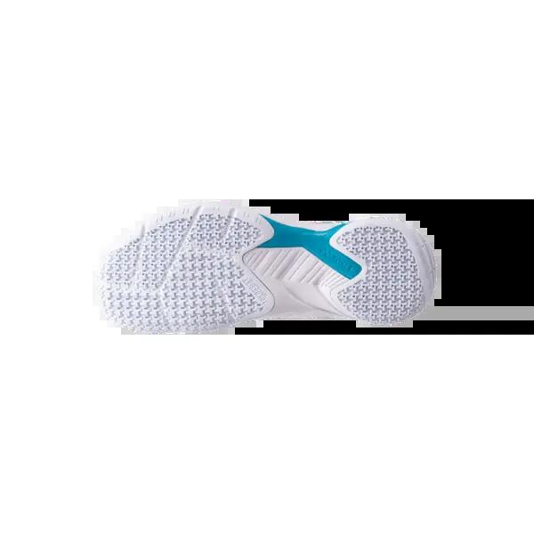 Chaussures badminton femme - légères, amorties - accel - blanc 2/2