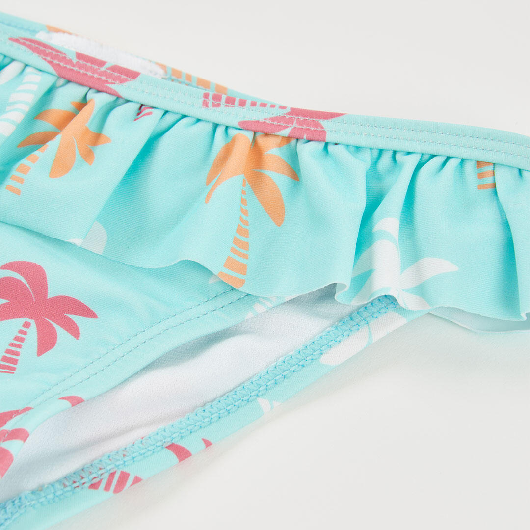Bañador estampado palmeras UPF50+ 3/4