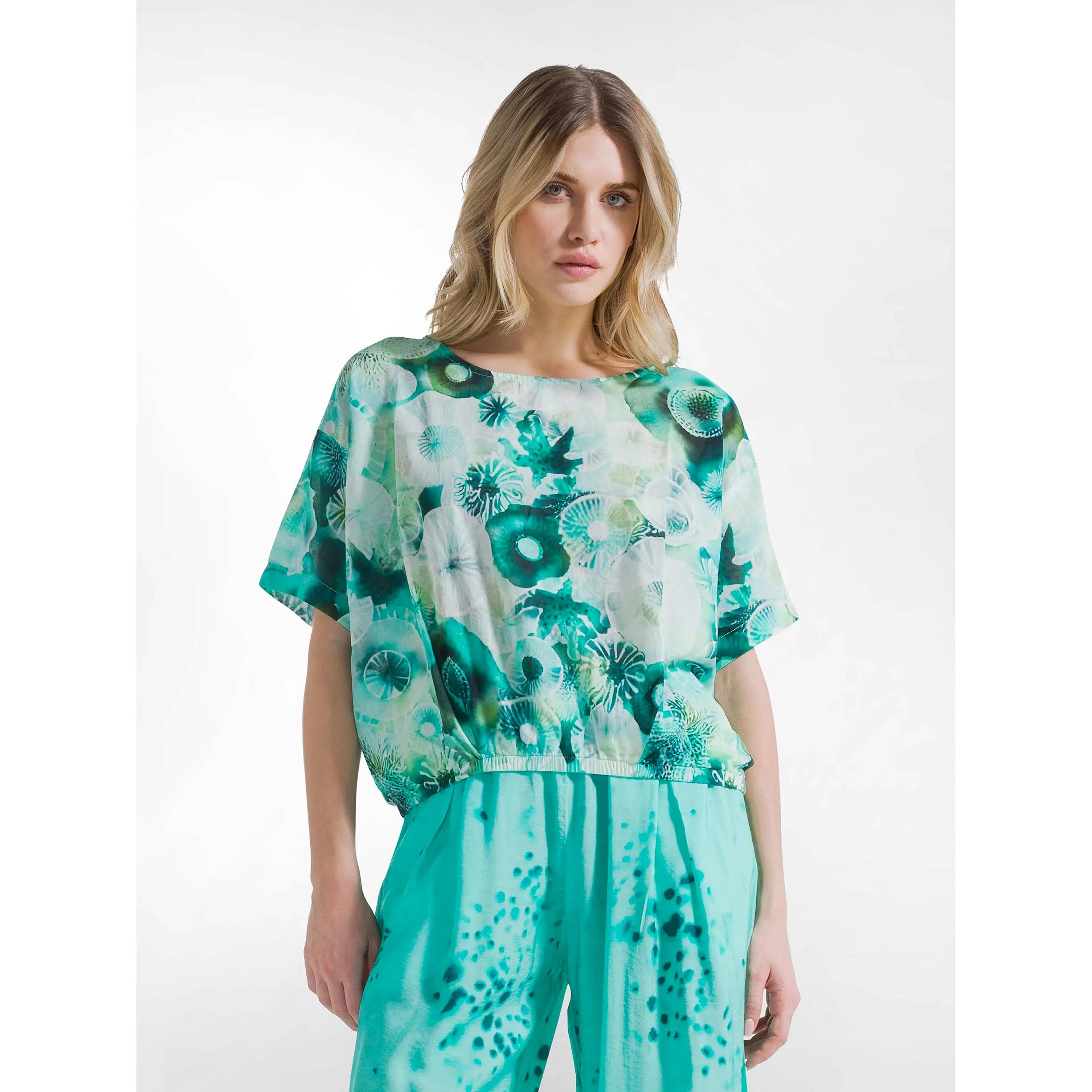 Top En Mousseline De Coton Imprimé Allover Deha Femme 2/5
