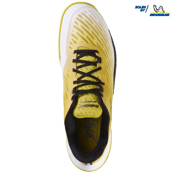 Chaussures - Badminton - Hommes - Légères, respirantes - shadow tour 5 - jaune 4/5