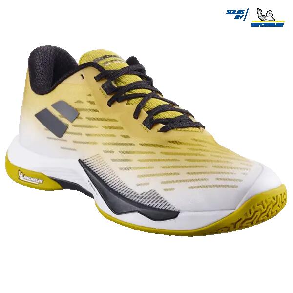Chaussures - Badminton - Hommes - Légères, respirantes - shadow tour 5 - jaune 2/5