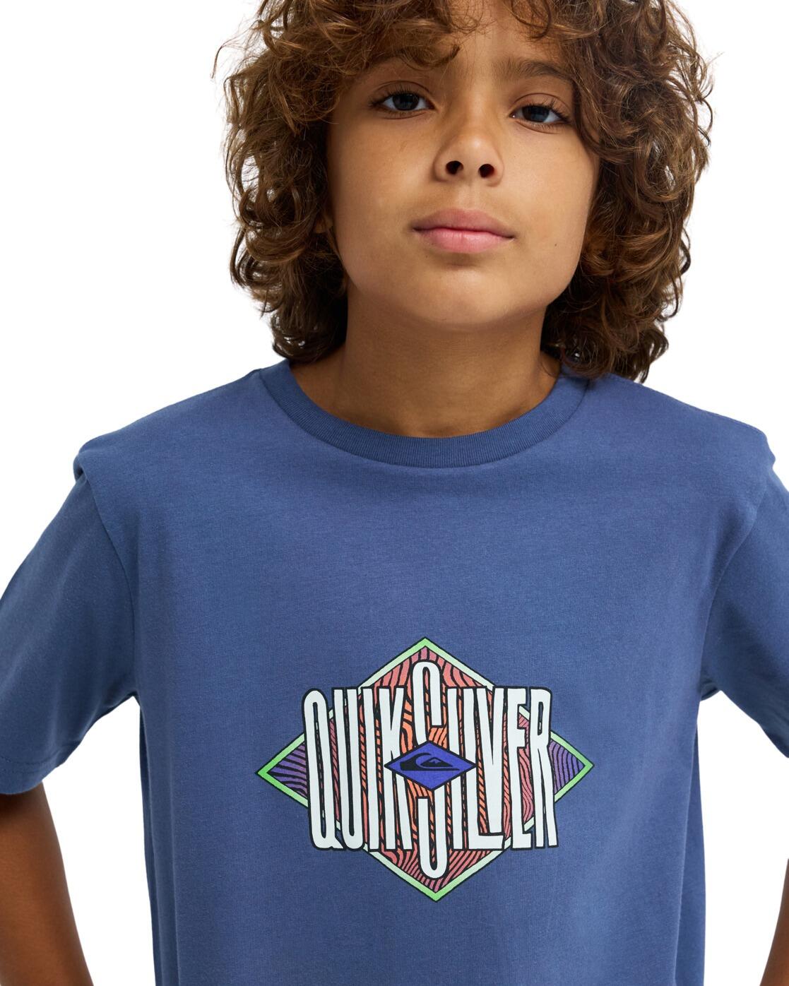 T-shirt met korte mouwen LOSANGE Blau Jongens 8-16 4/4