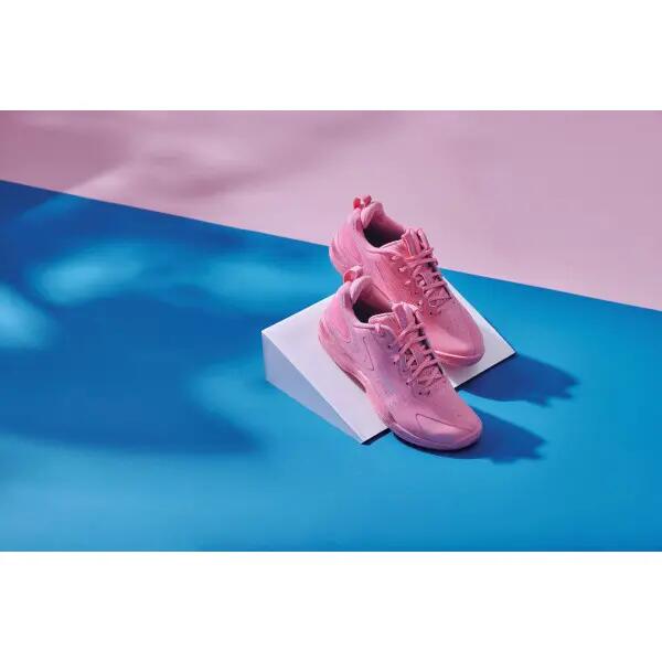 Chaussures - badminton - femme - stabilité - p9200c - bleu/rose 3/3