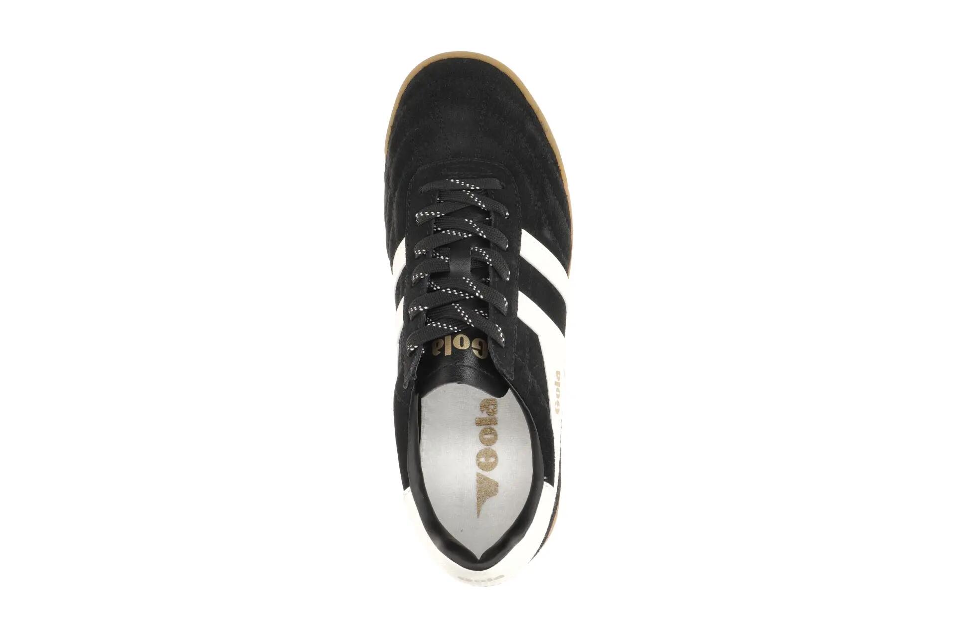 Gola Stadium Schuhe Sneaker schwarz Damen Velour CLB808 6/7