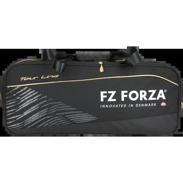 Tas - Badminton - Unisex - Tour Line Square - Ruim - Zwart/Goud 3/4
