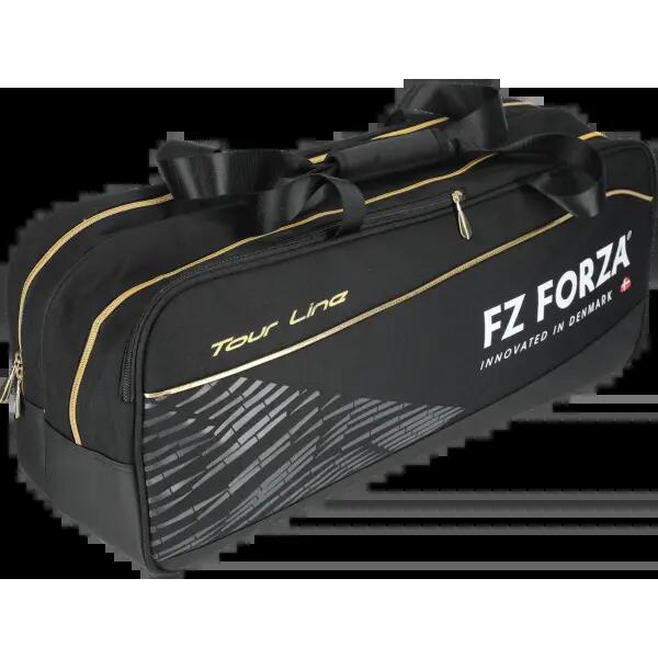 Tas - Badminton - Unisex - Tour Line Square - Ruim - Zwart/Goud 2/4