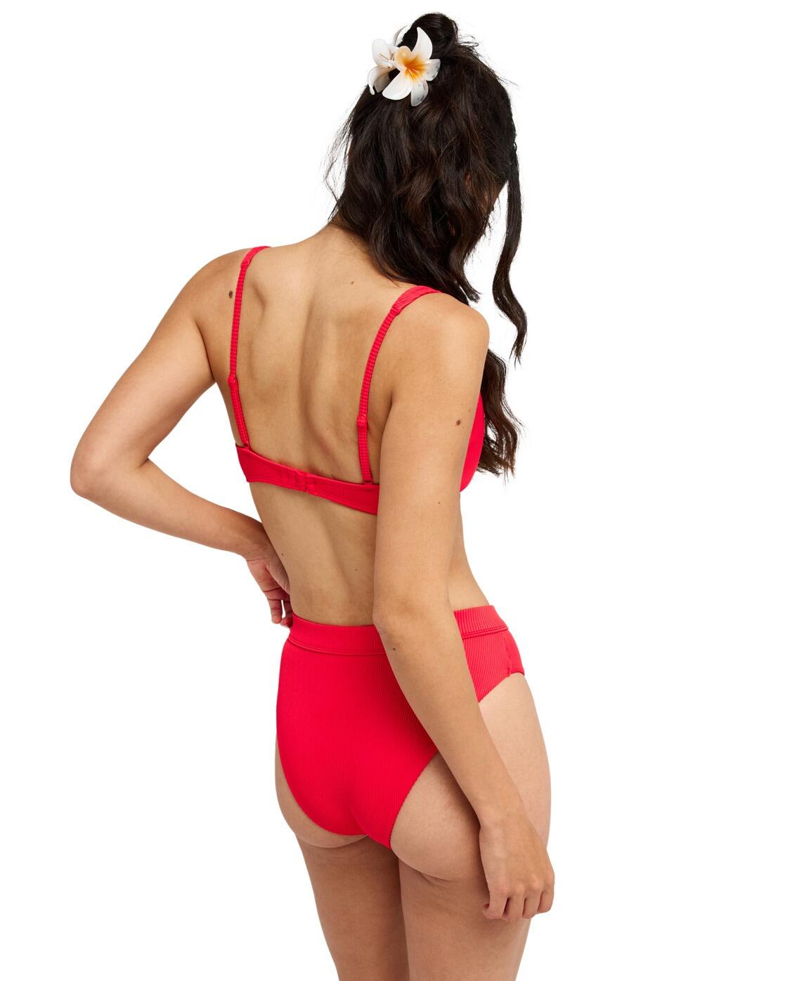 Haut de bikini triangle Rouge Femme 2/4