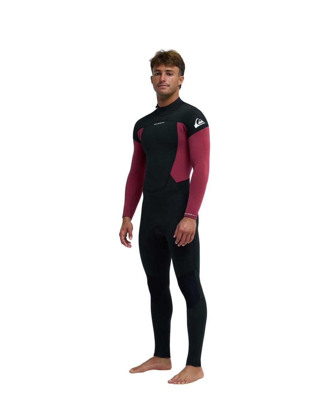Wetsuit met een Achterrits PROLOGUE+ 5/4/3MM Rot Heren 3/4