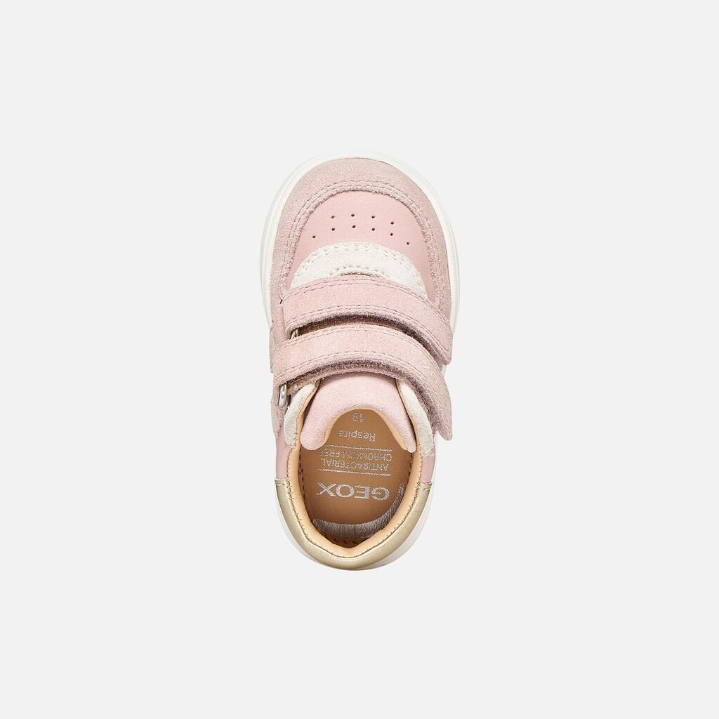 Premiers Pas Bébé Fille BIGLIA BABY GIRL Rose/Or Clair 6/7
