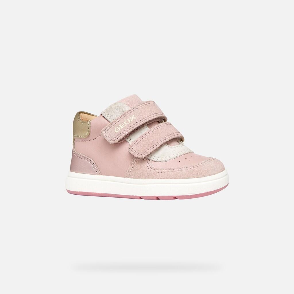 Premiers Pas Bébé Fille BIGLIA BABY GIRL Rose/Or Clair 3/7