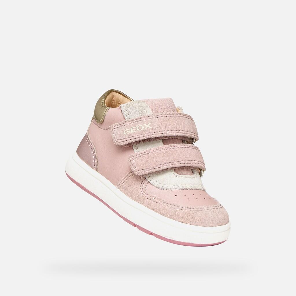 Premiers Pas Bébé Fille BIGLIA BABY GIRL Rose/Or Clair 5/7