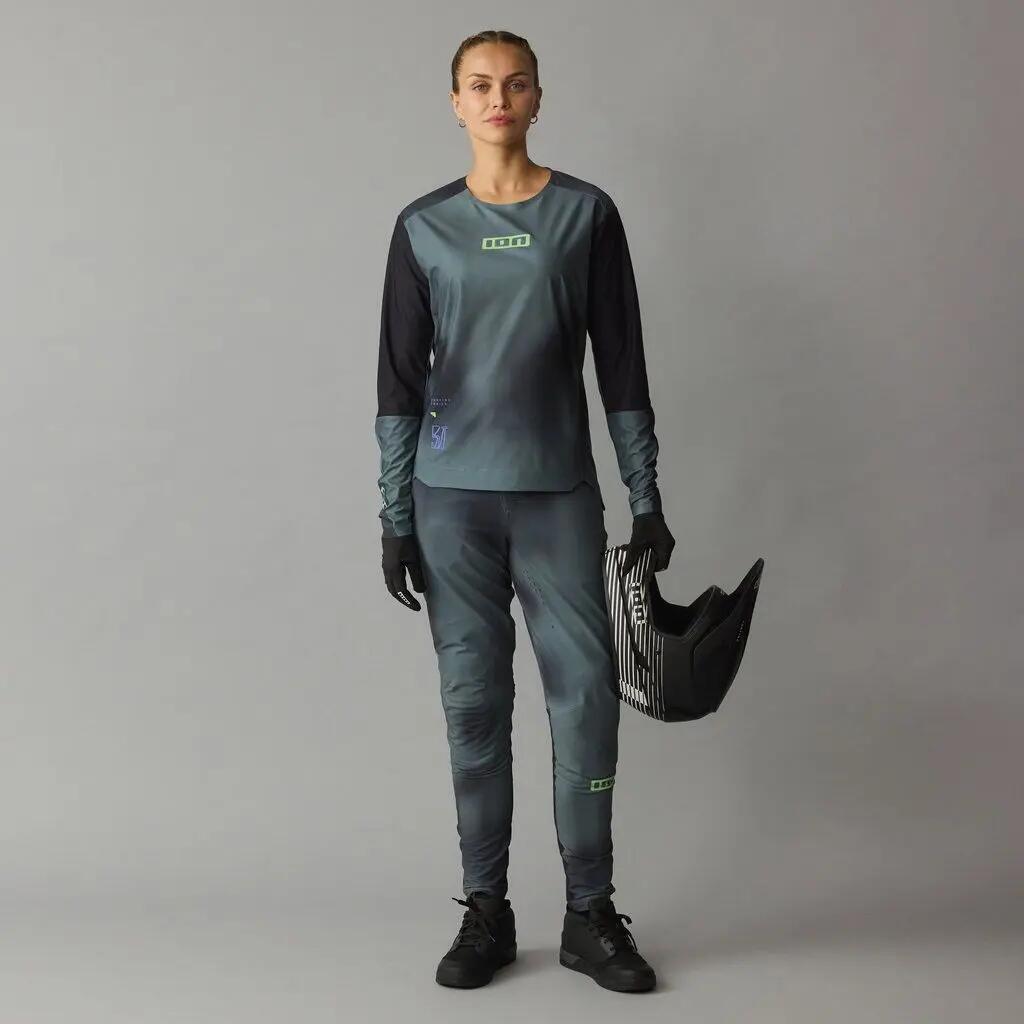 Pantaloni da MTB ION Scrub Utah Nero Unisex 4/7