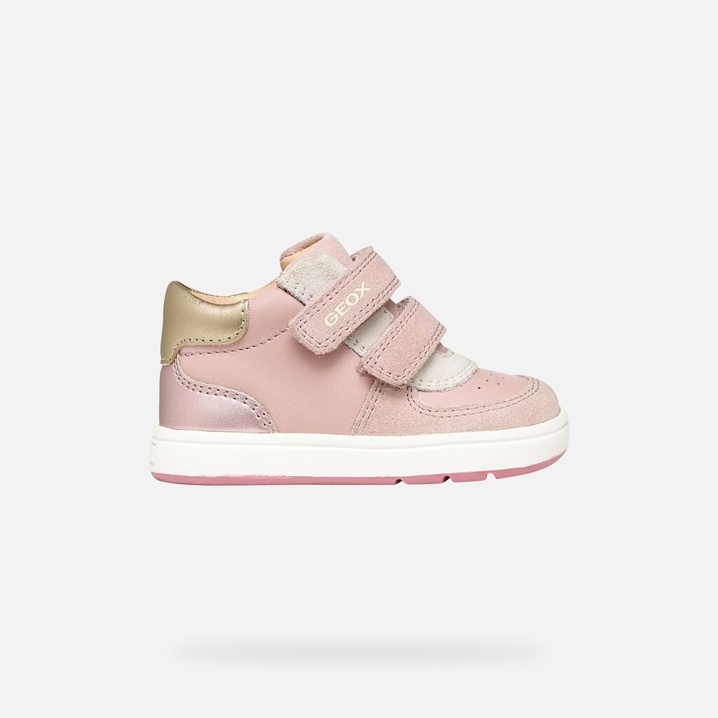 Premiers Pas Bébé Fille BIGLIA BABY GIRL Rose/Or Clair 2/7