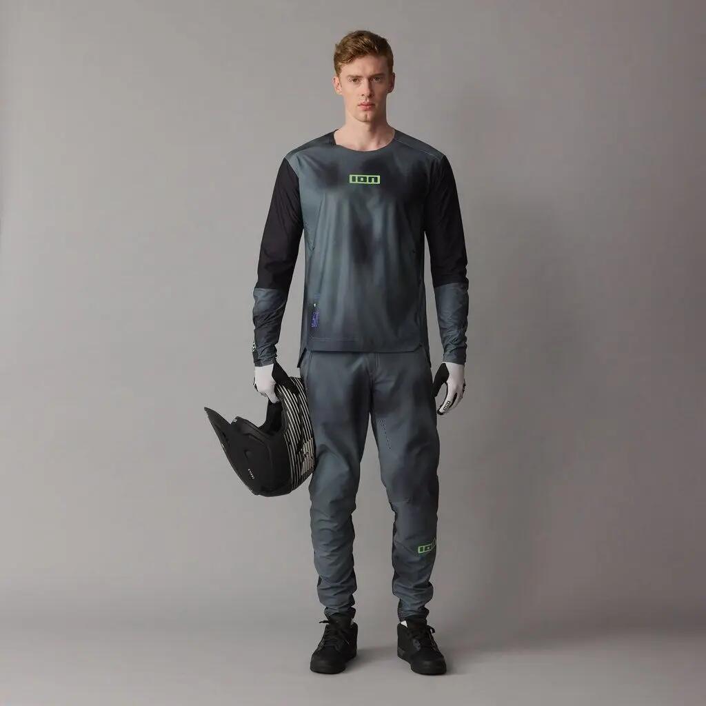 Pantaloni da MTB ION Scrub Utah Nero Unisex 3/7