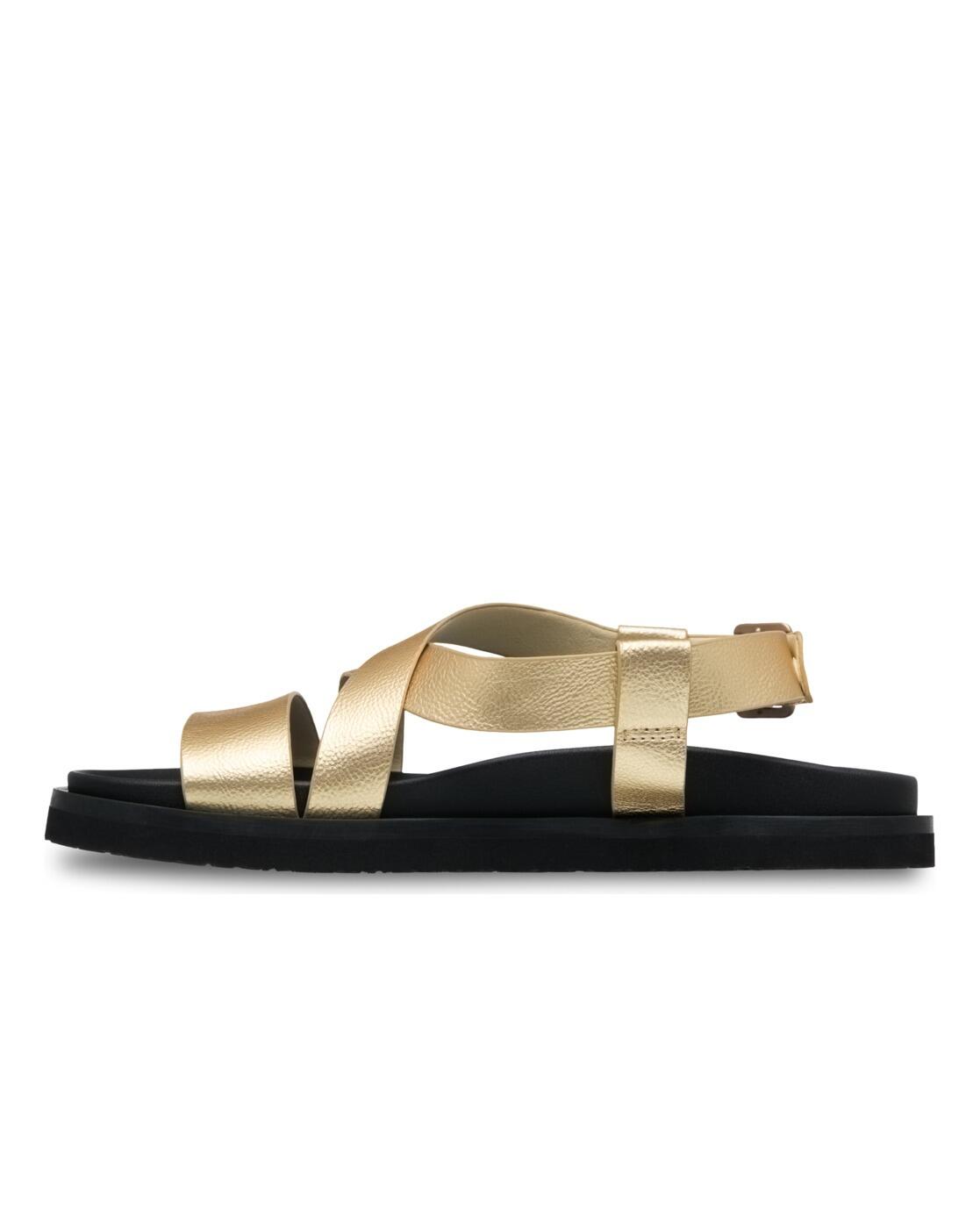 Sandalias ZAHO CROSSED Beige Mujer 3/4