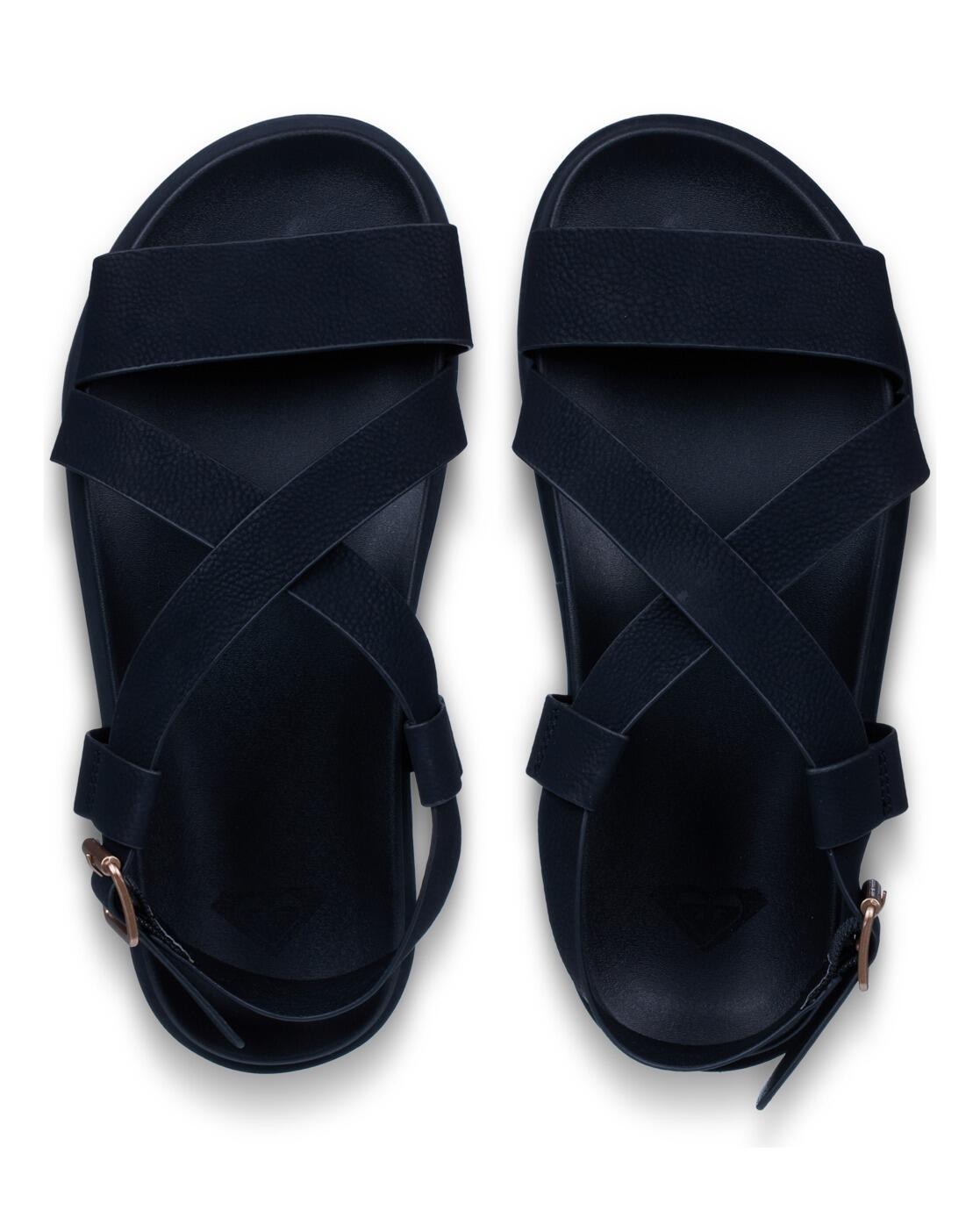 Sandalias ZAHO CROSSED Negro Mujer 4/4