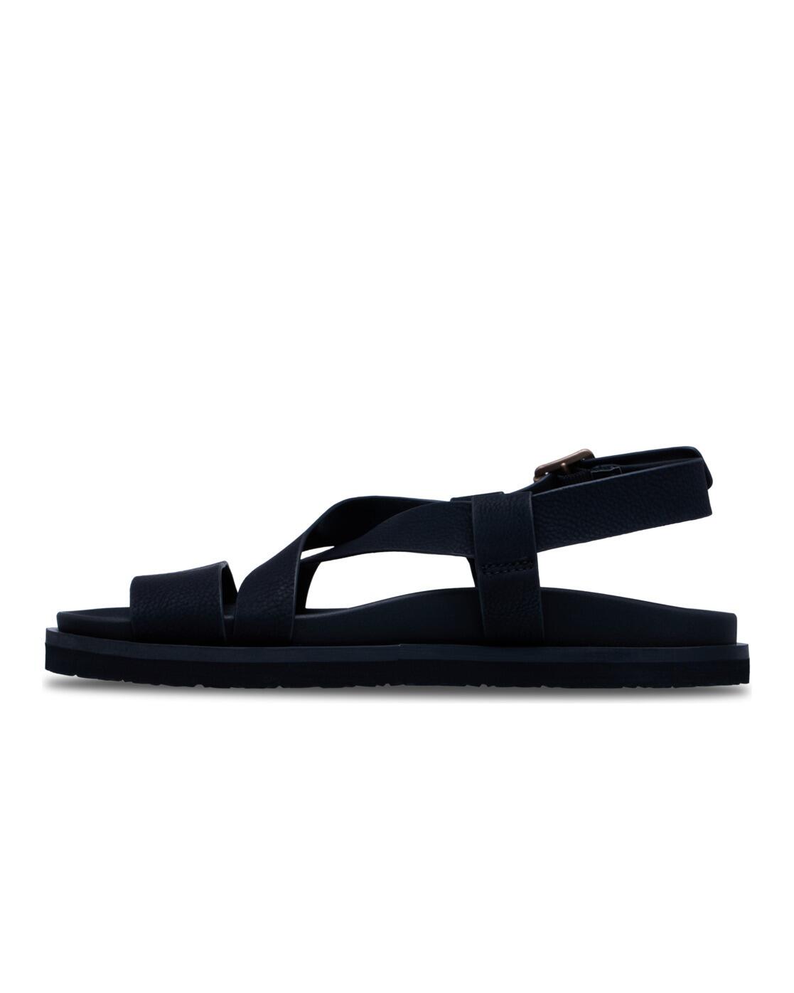 Sandalias ZAHO CROSSED Negro Mujer 3/4