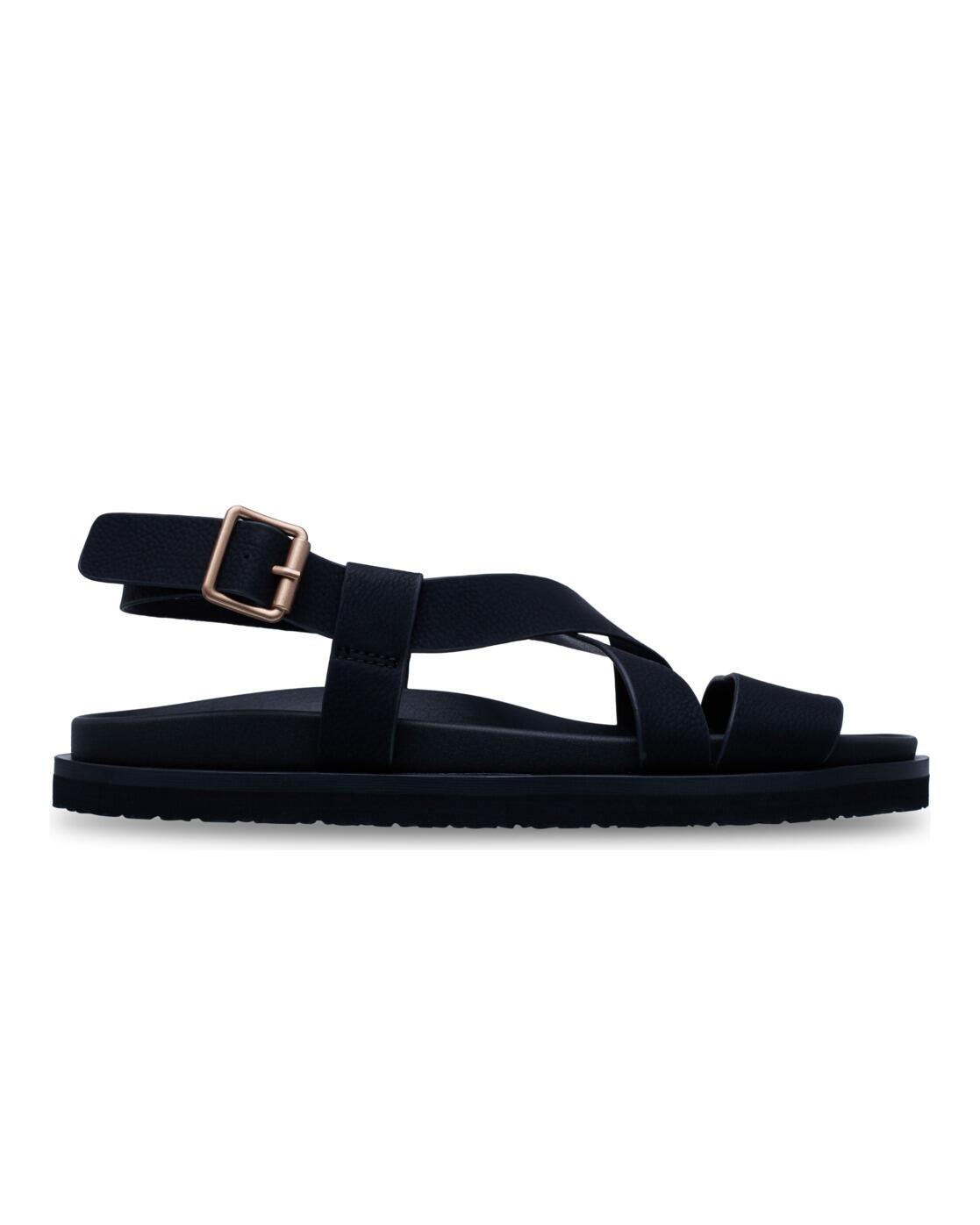 Sandalias ZAHO CROSSED Negro Mujer 2/4