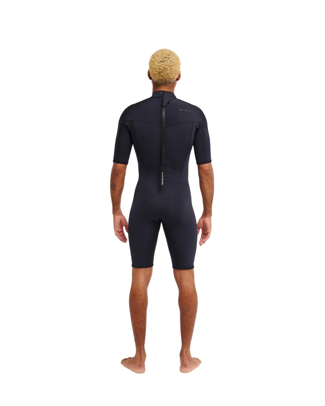 Springsuit met Korte Mouwen en Achterrits 2/2MM EVERYDAY SESSIONS Schwarz Heren 2/4