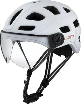Cairn quartz visor white stadshelm