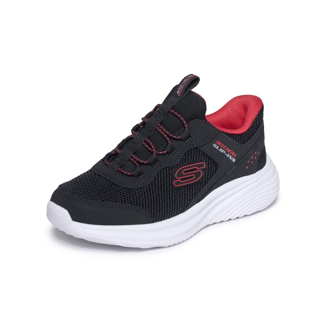 Zapatillas niño Skechers Slip-Ins Bounder Pro con velcro y calce fácil 3/5
