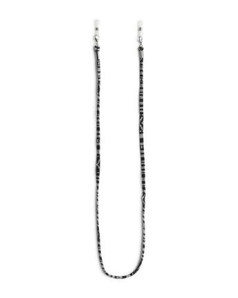 Cordon pour lunettes TEXTILE Noir Femme
