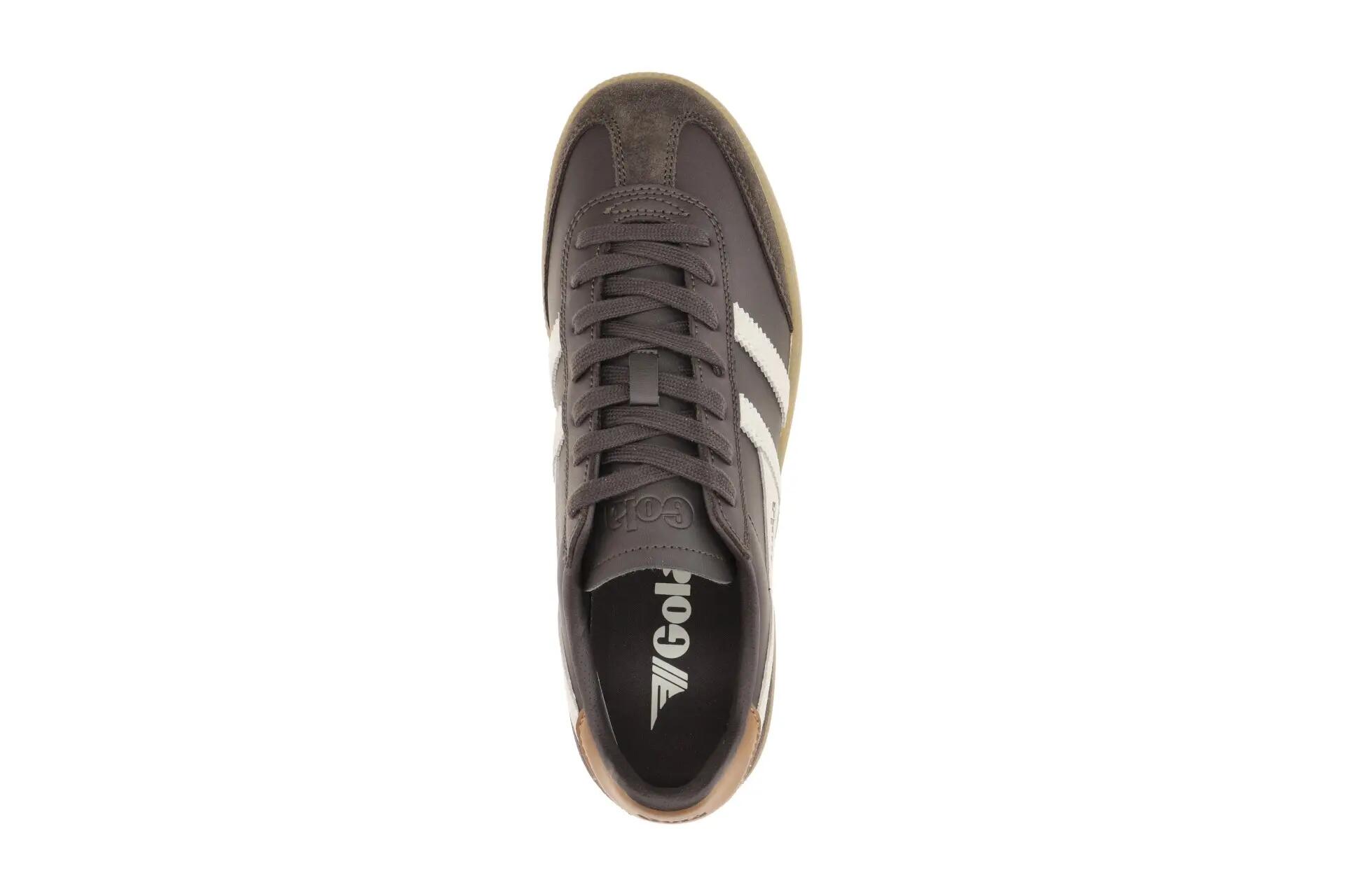 Gola Viper Schuhe Sneakers braun weiß Herren CMB744 6/7