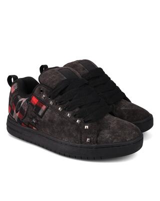 Leren schoenen court graffik schwarz unisex