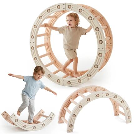 Modulares Motorikspiel 4-in-1 – Unisex – Beige/Grau