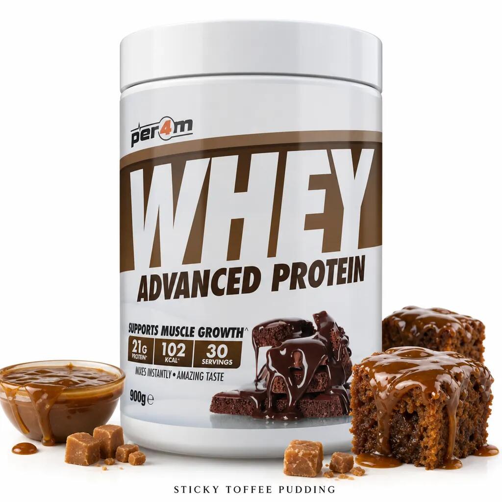 Per4m Whey Advanced Protein 900g sticky toffee pudding