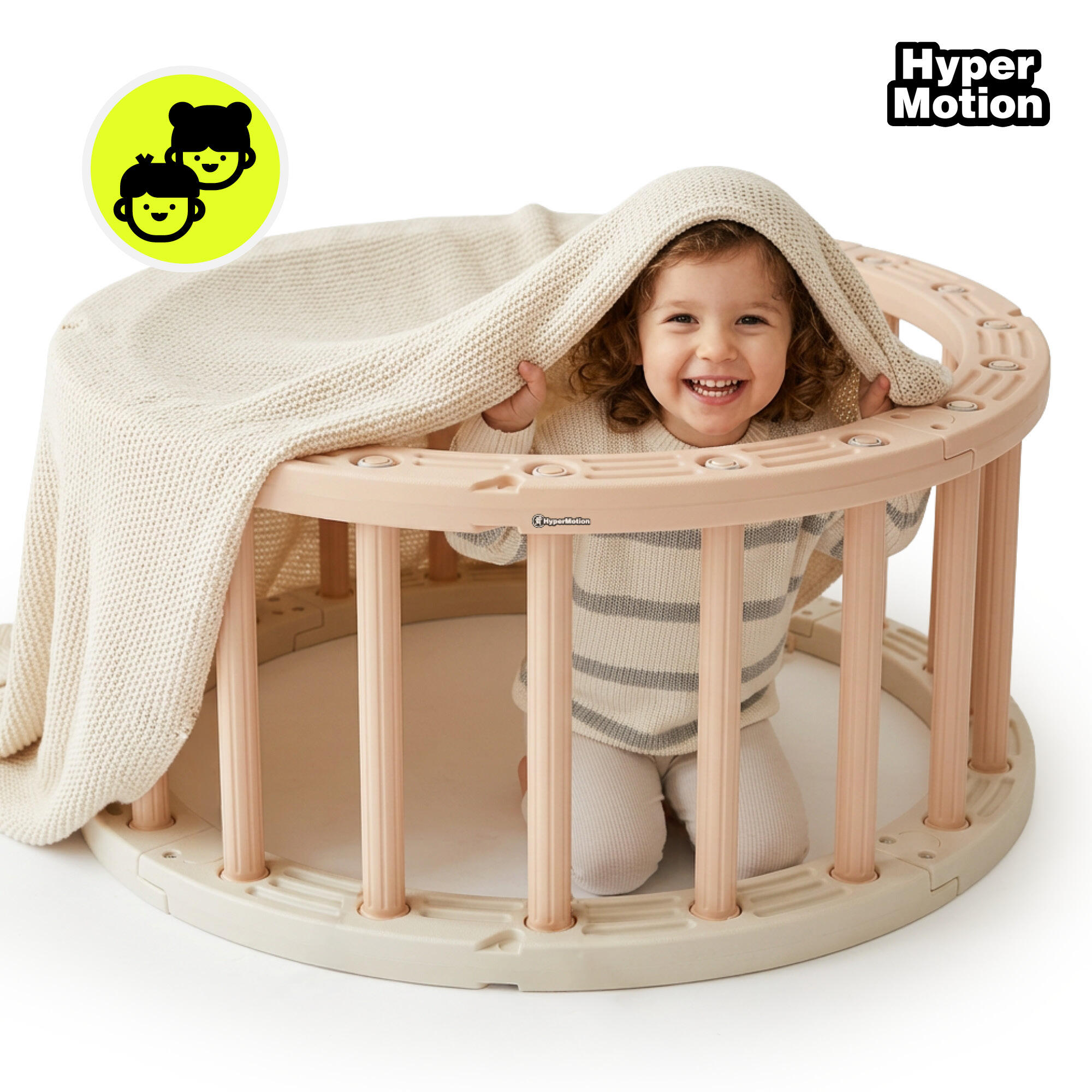 Juego de motricidad modular 4 en 1 - Unisexo - Beige/Gris 7/10